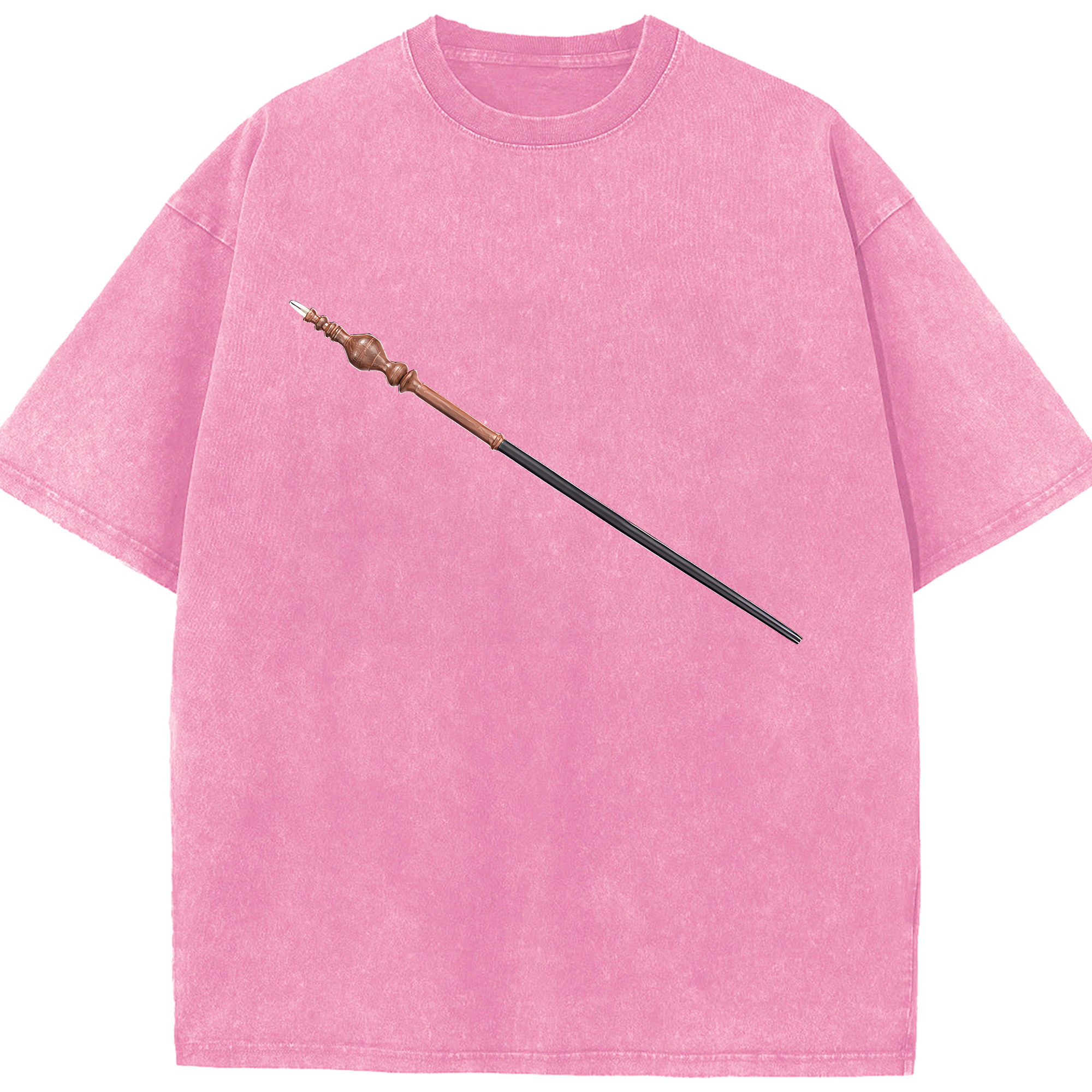 （画像用） Harry Potter ハリー・ポッターシリーズ 綿100% ヴィンテージ風 半袖Tシャツ（フロントプリント）